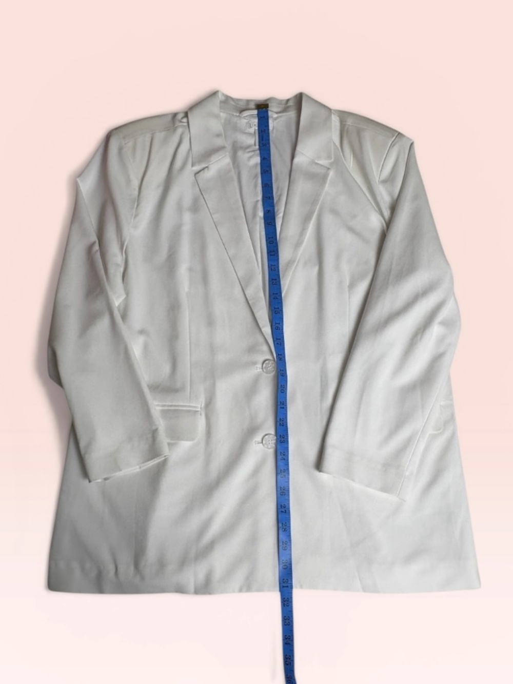 Leith Oversized Blazer White Size 16 or XL - Picture 4 of 9
